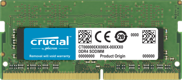 Crucial DDR4-3200 SODIMM (8GB/16GB/32GB)