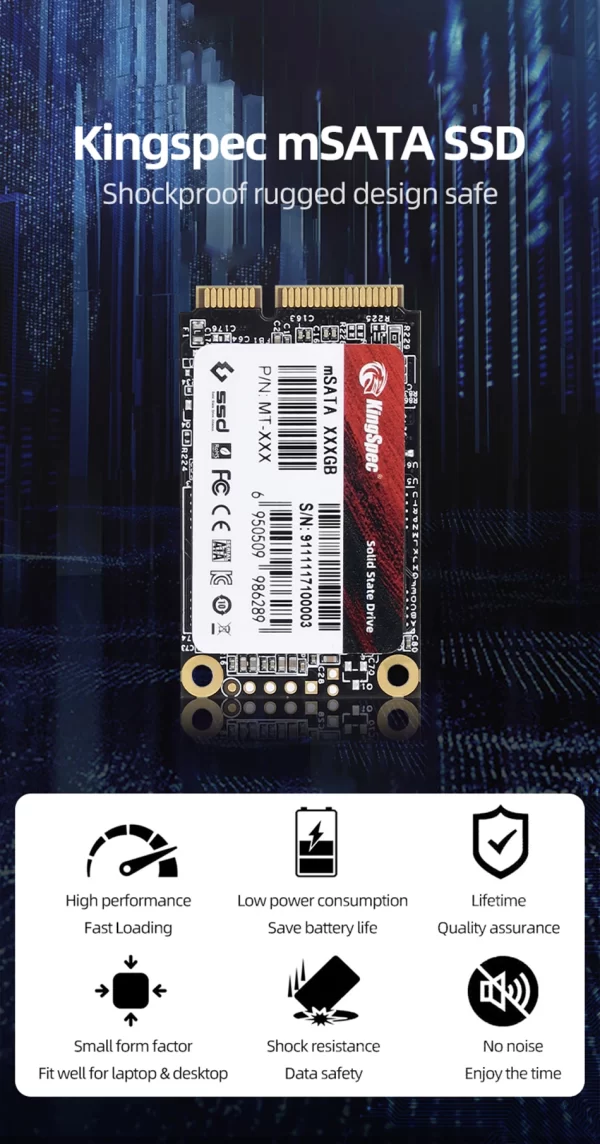 MSATA SSD - 128GB/ 256GB/ 512GB/ 1TB/ 2TB - Image 5