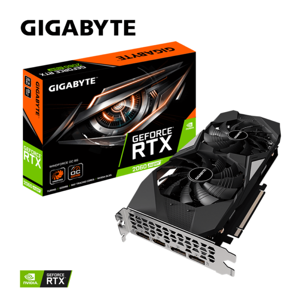 Gigabyte - RTX 2060 Super 8GB GPU 550W GDDR6