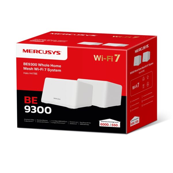 Mercusys - Halo H47BE BE9300 Whole Home Mesh Wi-Fi 7 System - Image 10