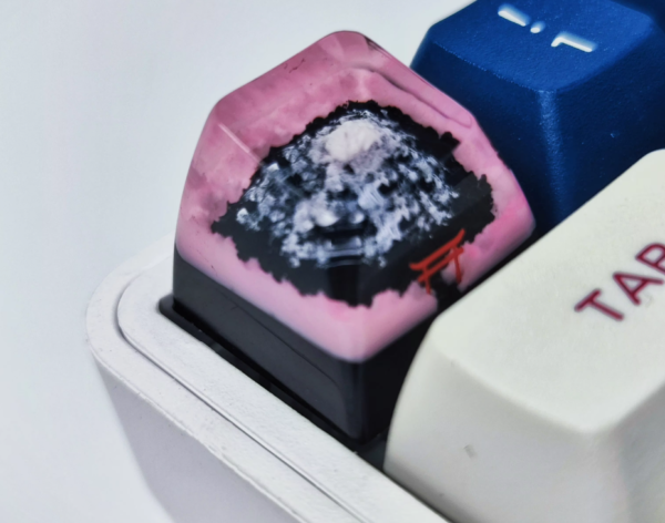 Premium Sakura Mountain Key Cap for Mechanical Keyboard - Image 3