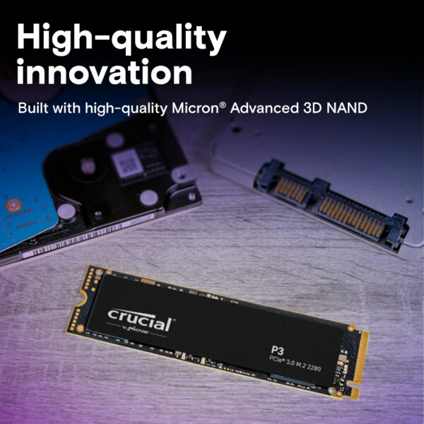 Crucial - M.2 NVME SSD PCIe 3.0 (500GB / 1TB) - Image 3