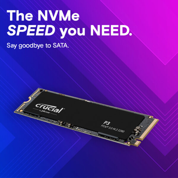 Crucial - M.2 NVME SSD PCIe 3.0 (500GB / 1TB) - Image 5