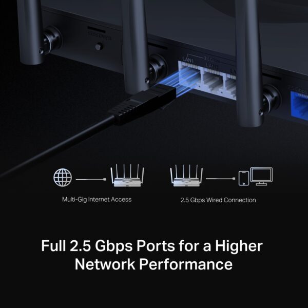 Mercusys BE9300 Tri-Band Wi-Fi 7 Router (MR47BE) - Image 5