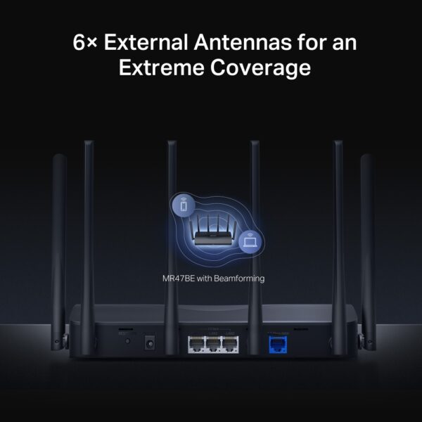 Mercusys BE9300 Tri-Band Wi-Fi 7 Router (MR47BE) - Image 6