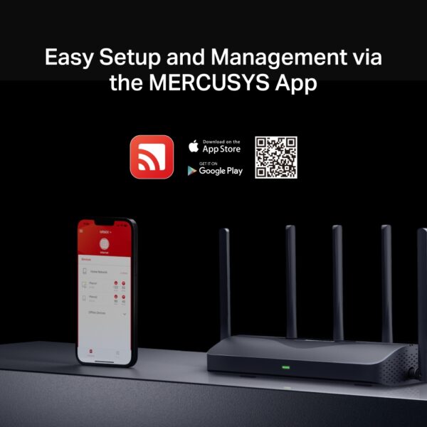 Mercusys BE9300 Tri-Band Wi-Fi 7 Router (MR47BE) - Image 7