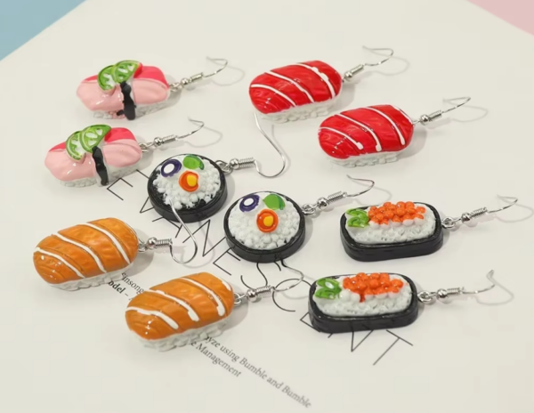 Sushi Earrings