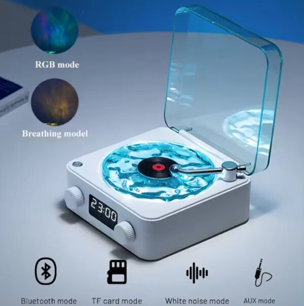 Mini Vintage Bluetooth Speaker with RGB & Subwoofer - Image 7