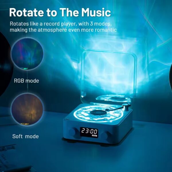 Mini Vintage Bluetooth Speaker with RGB & Subwoofer - Image 6