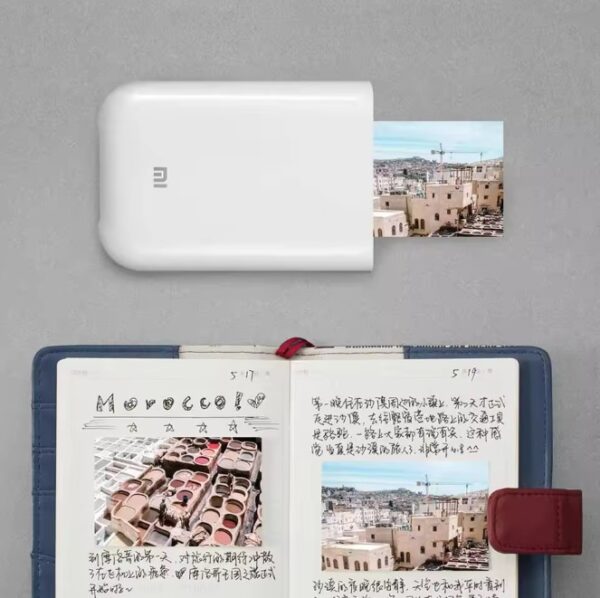 Xiaomi Portable Mini Photo Printer with 20pcs Zinc Paper - Image 4